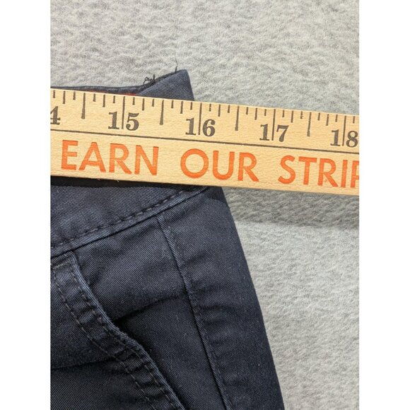 Tommy Hilfiger Pants Womens 8 Black Chino Straight Leg Ankle Stretch Casual - Picture 5 of 15